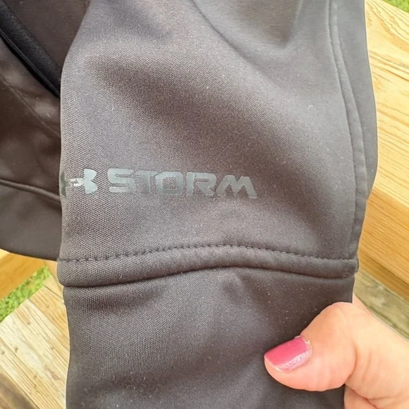 Kids Black Under Armour Storm Jacket - Picture 3 of 5